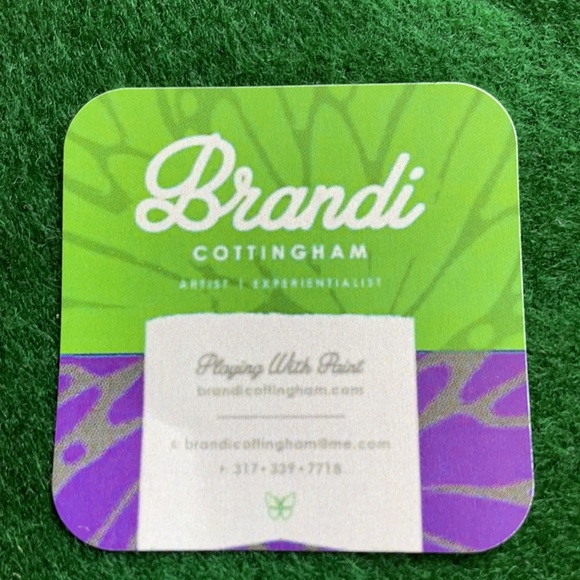 Christmas Candy Premium Paper Artist Made Earrings by Brandi c. - Picture 4 of 6